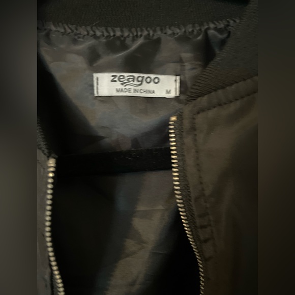 Black bomber jacket - Picture 3 of 3